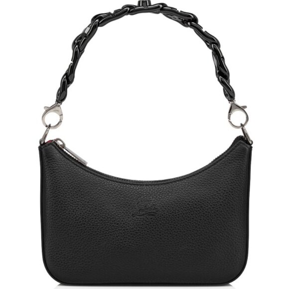Christian Louboutin LOUBILA Mini Chain Link Leather Shoulder Crossbody Bag - Picture 2 of 16